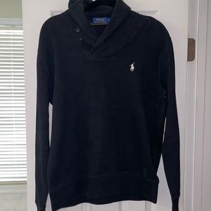 Men’s Ralph Lauren Sweater w/ two buttons at top. Size Medium.
